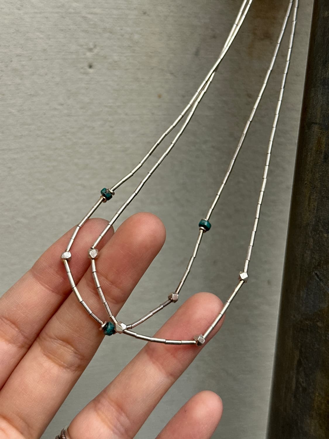 (Only 1) Turquoise Tube Bar Double Layer 상품이미지2