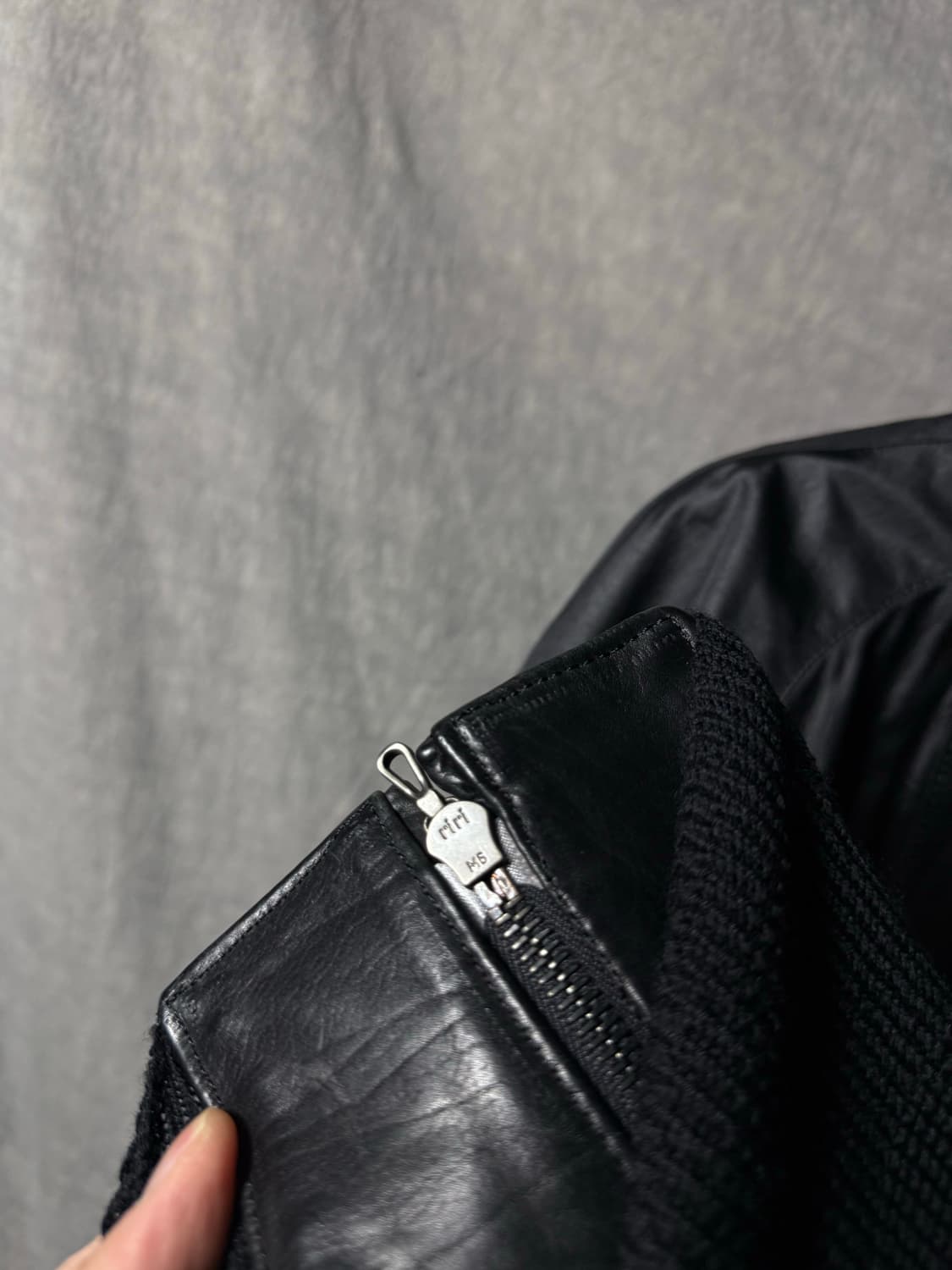 The Viridi Anne Leather Docking Jacket 상품이미지6