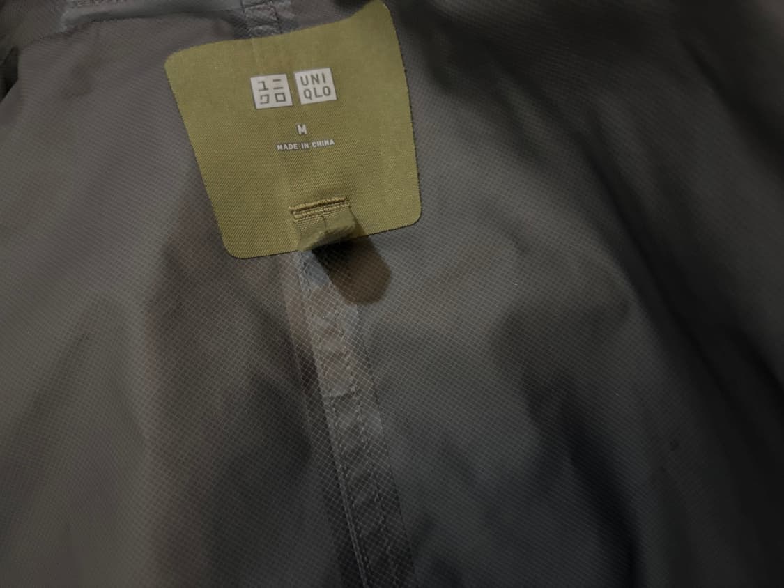 상태최상 유니클로 오버핏 블럭테크 피쉬테일 야상 웨더코트 여L 남m 상품이미지5