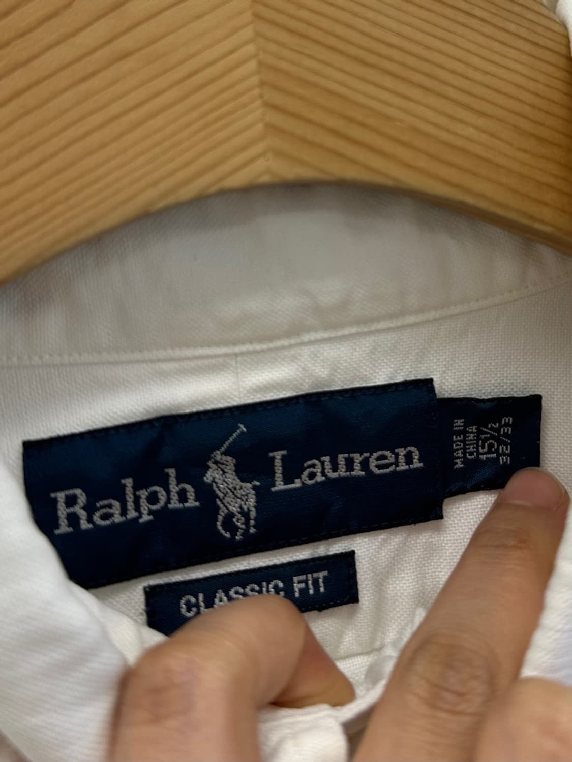 폴로 클래식핏 셔츠 화이트 (2XL) 상품이미지9