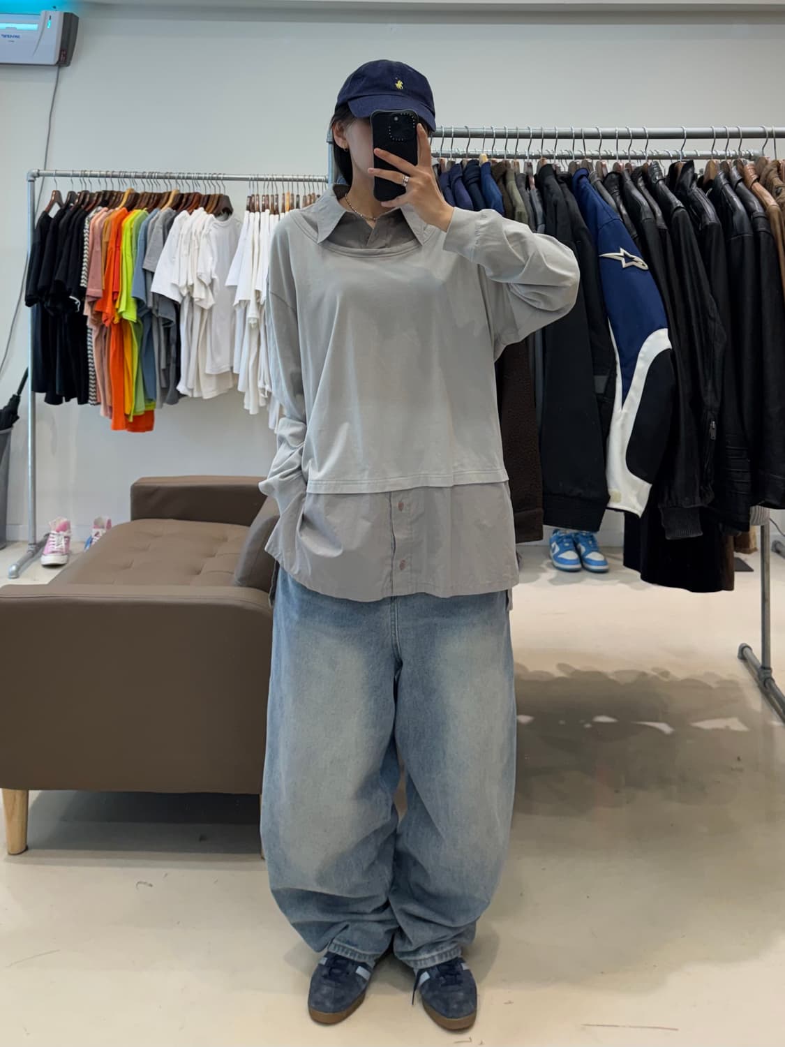 마뗑킴 오버사이즈 레이어드 셔츠 상품이미지6