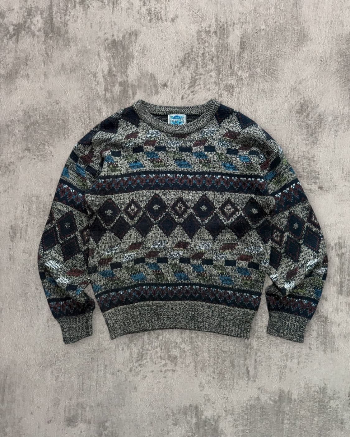 80-90s weeds 아즈텍 니트 상품이미지1