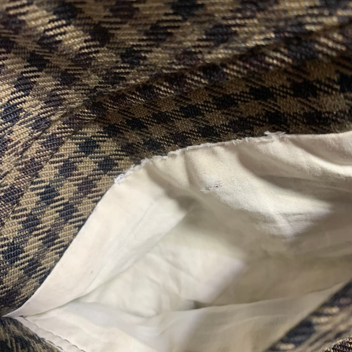 입생로랑 체크 블루종 자켓 상품이미지4