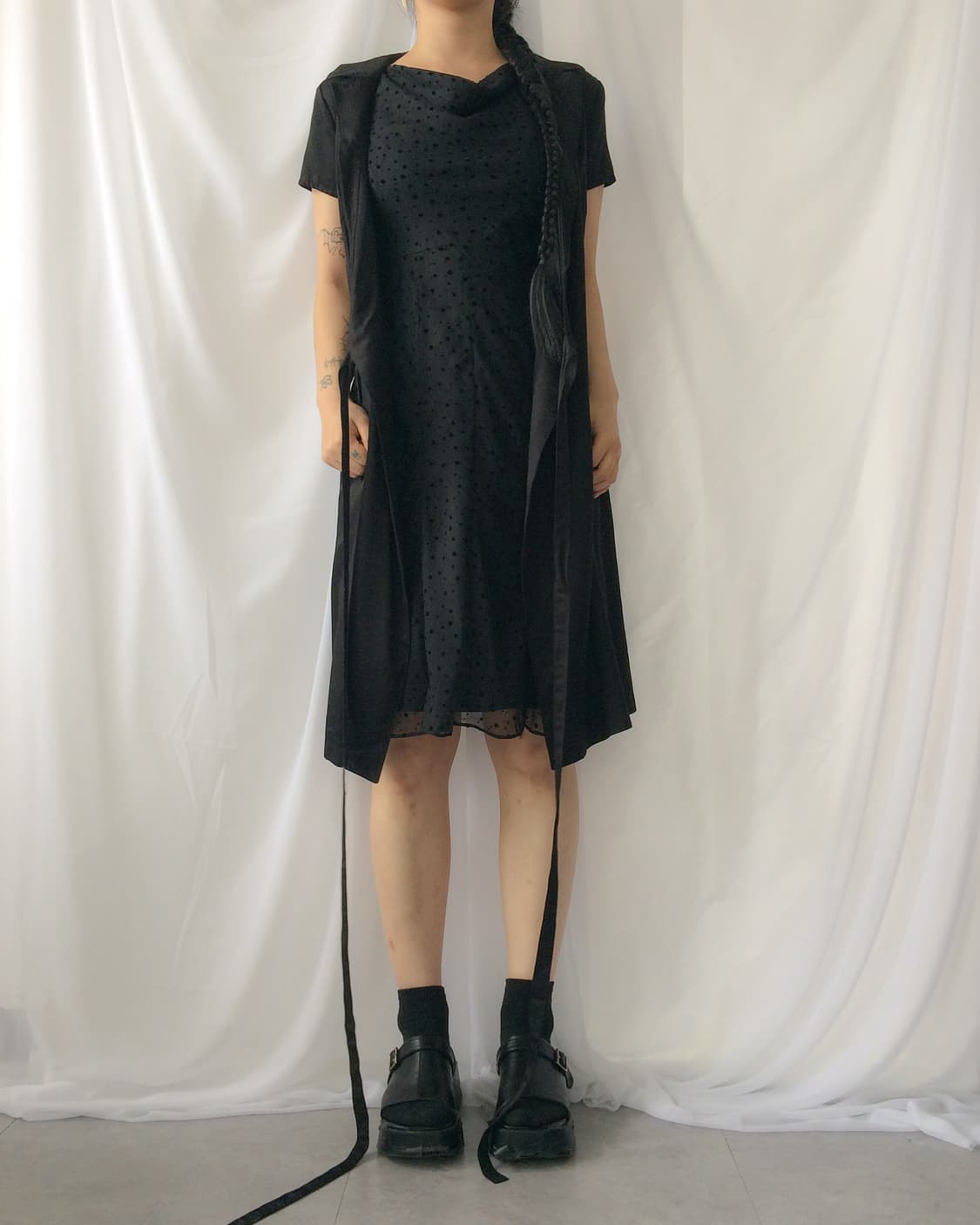 wrap shirt onepiece 상품이미지6