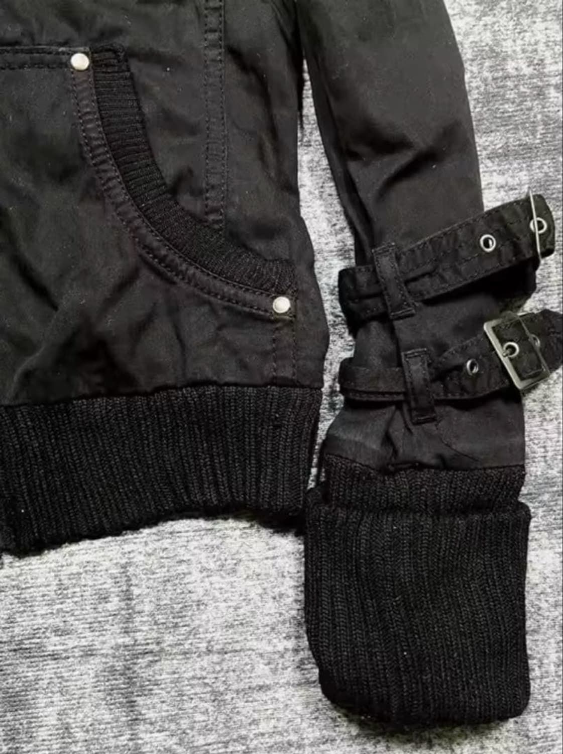 y2k 고스 밀리터리 자켓 상품이미지4