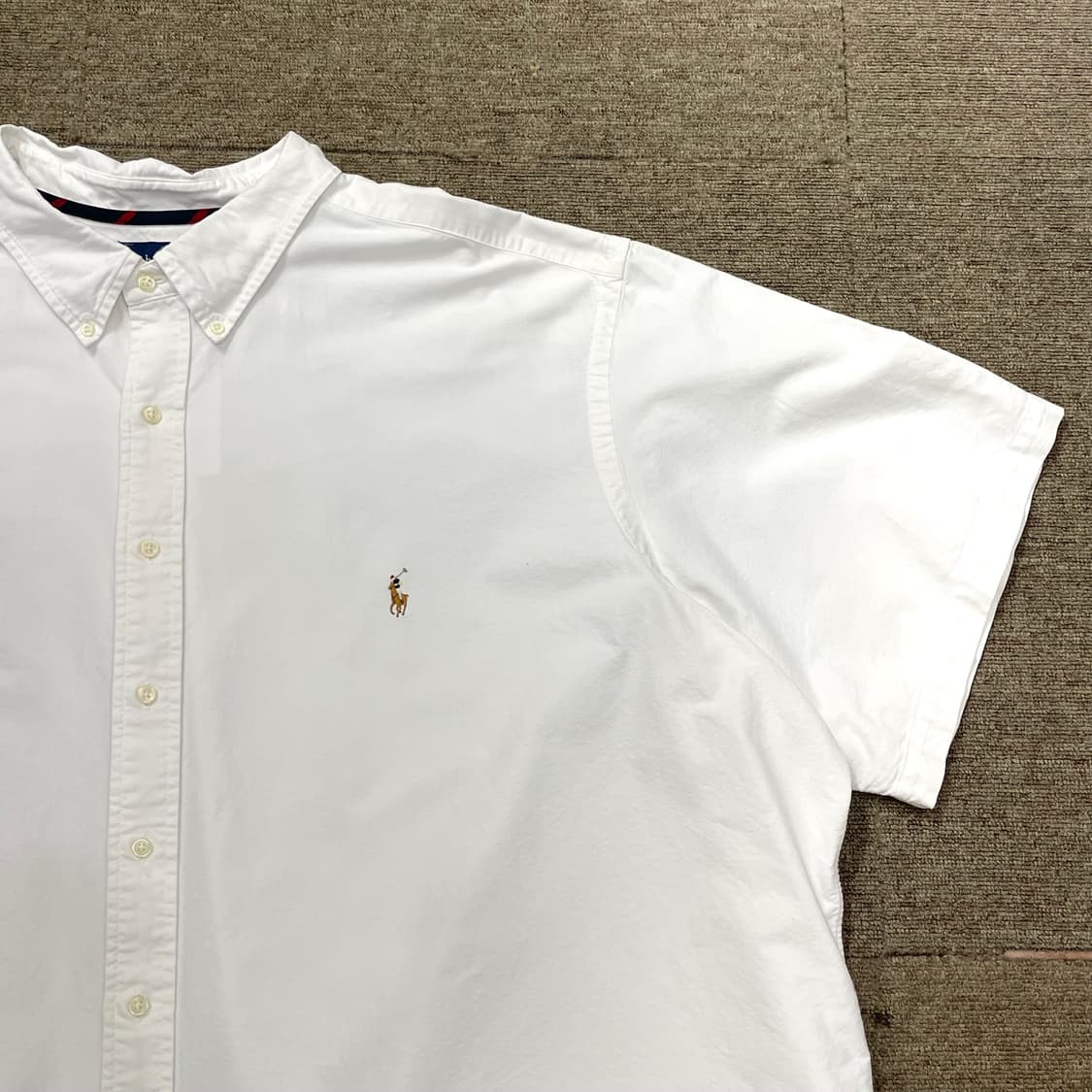 (4XL) POLO 폴로 랄프로렌 반팔 셔츠 화이트 클래식핏  상품이미지2
