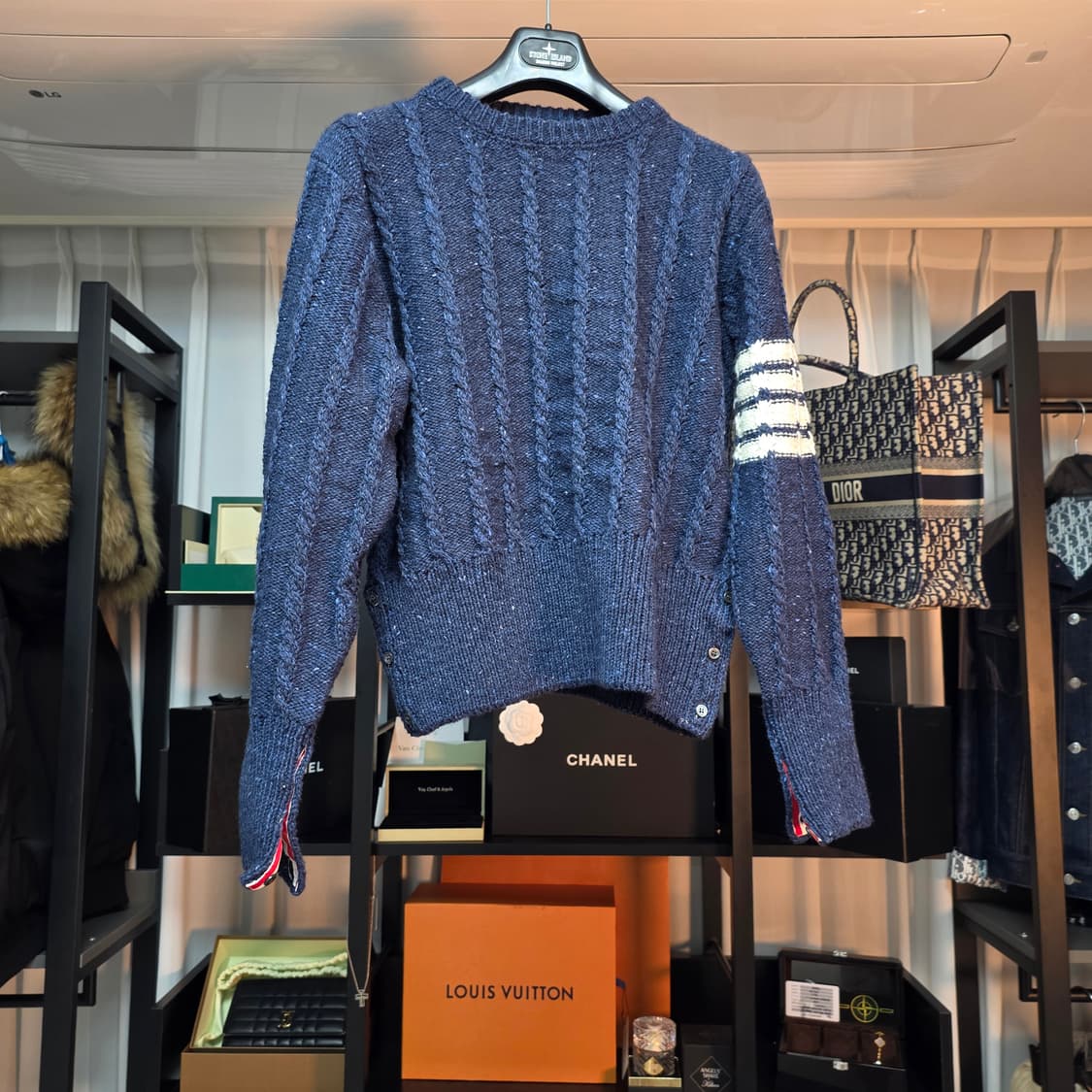 {클로젯}[4][신형 오케이몰 파워 정품]톰브라운 아란케이블 니트 상품이미지1