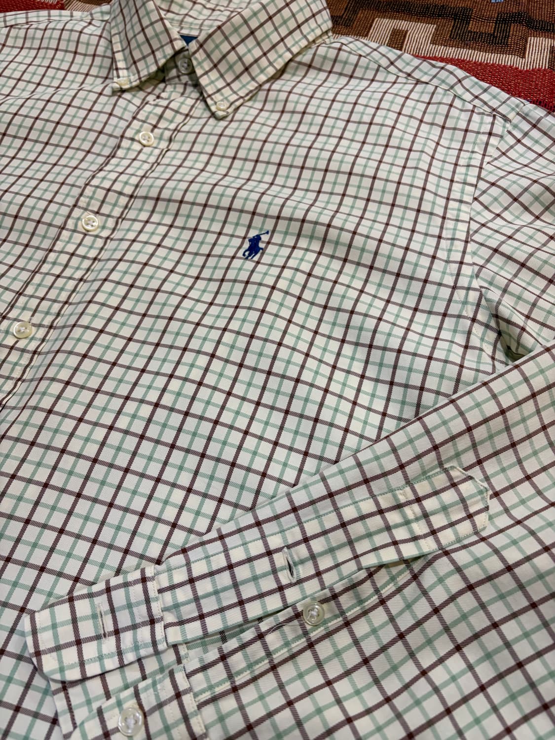 XL) 폴로 랄프로렌 클래식핏 체크 셔츠 상품이미지4