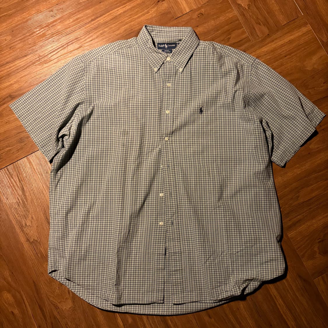POLO RALPH LAUREN BLAKE BLUE CHECK SHIRT 상품이미지2