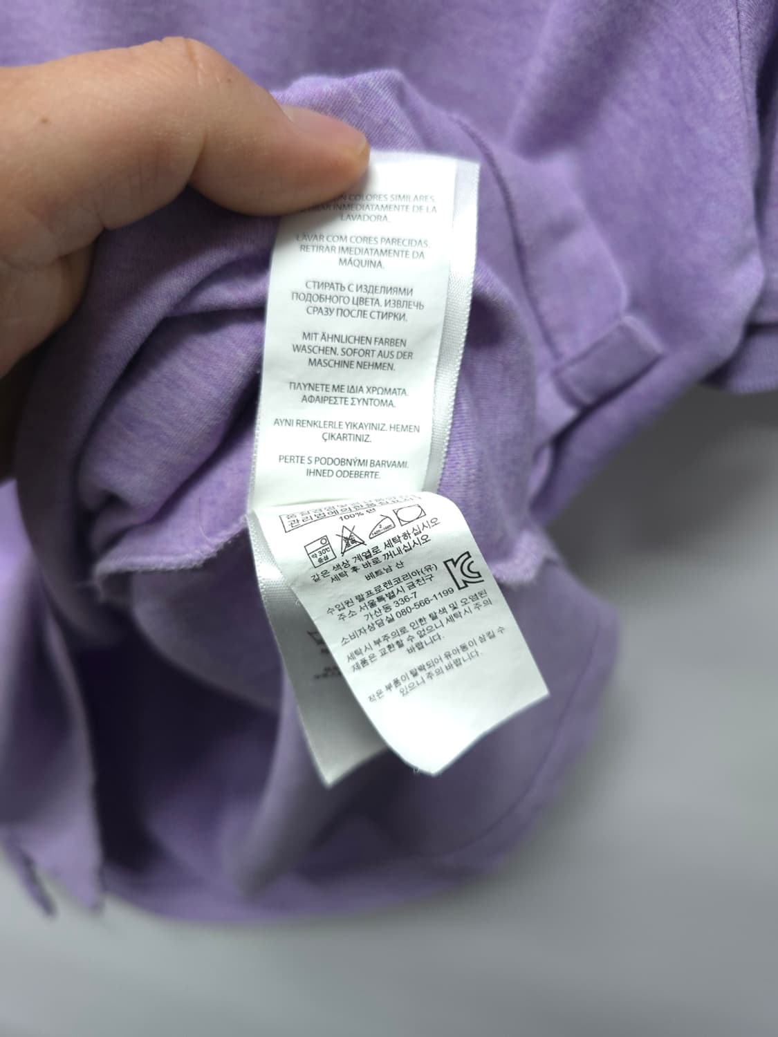 폴로 랄프로렌 클래식핏 반팔 카라티 연보라 (L) 상품이미지9