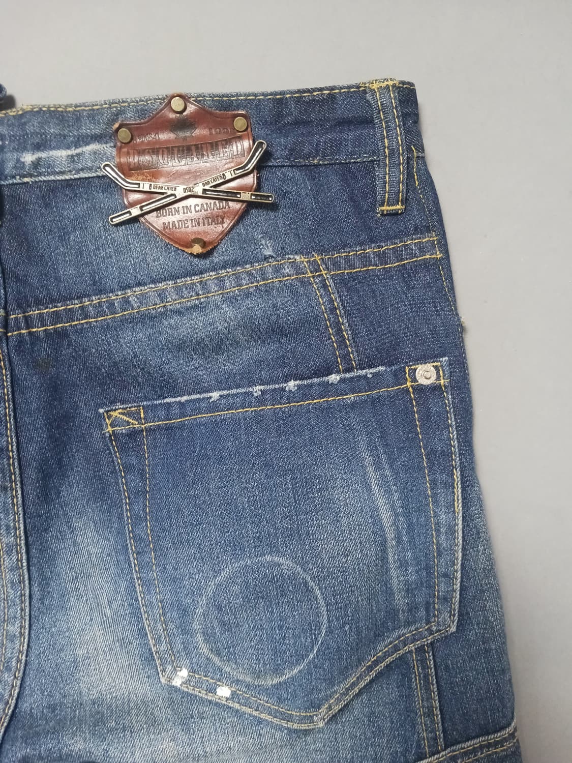 [30] 디스퀘어드2 하키패치 바이커진 청바지 상품이미지9