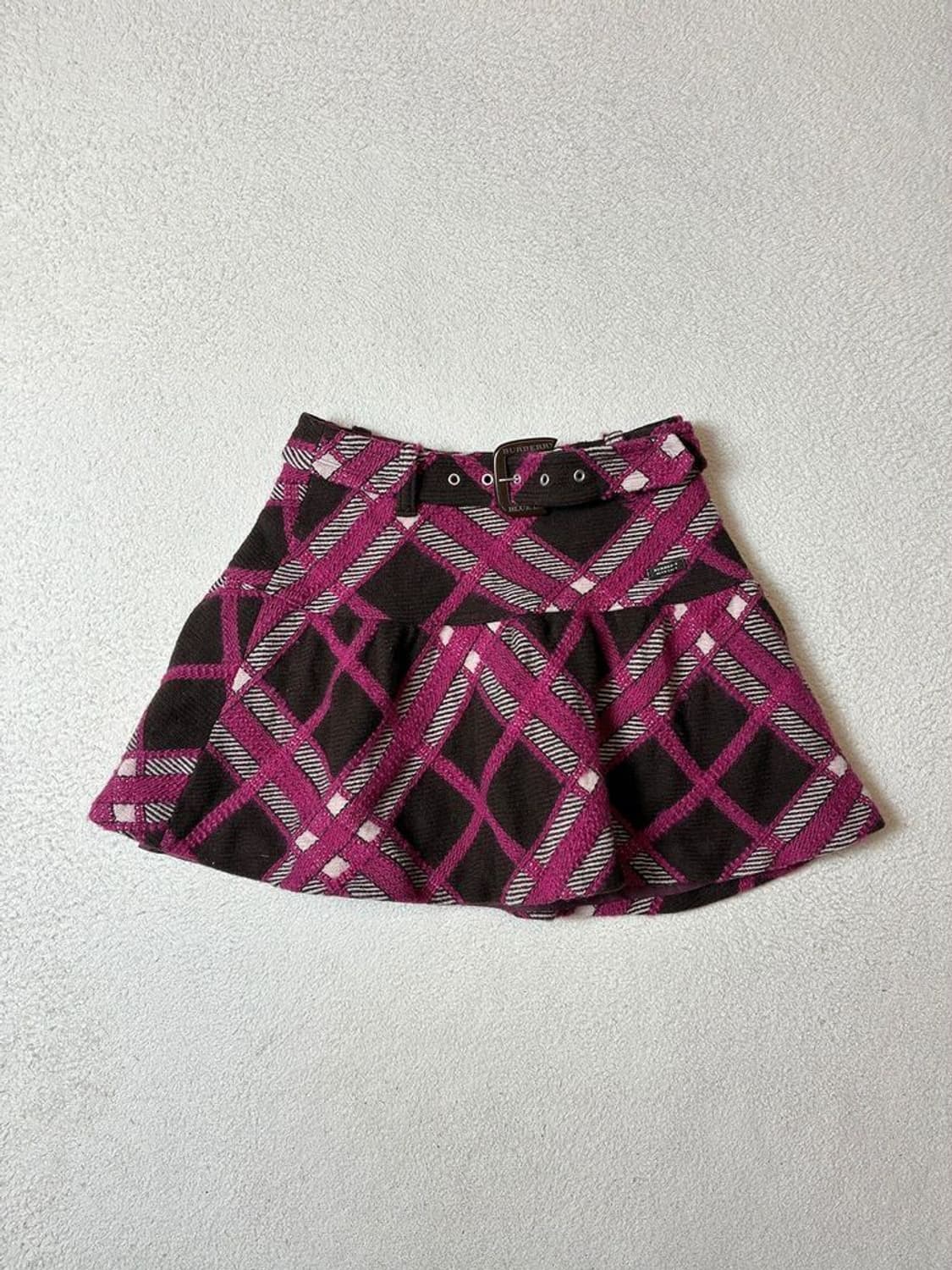 버버리 블루라벨 00's Y2K 펑크 미니 스커트 PN7734 상품이미지1