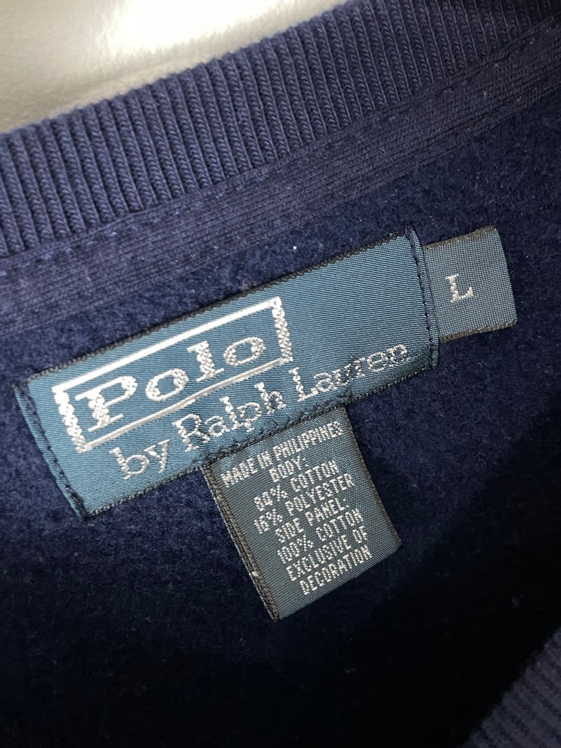 폴로 랄프로렌 네이비 맨투맨  상품이미지4