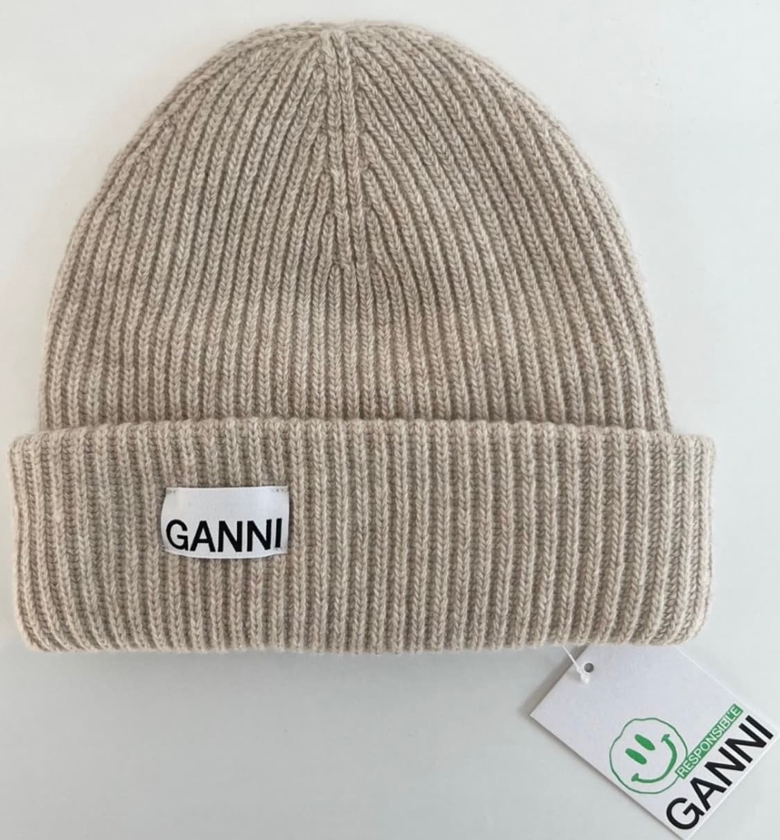 가니 GANNI 리사이클울니트 비니 머플러세트 정품 상품이미지4