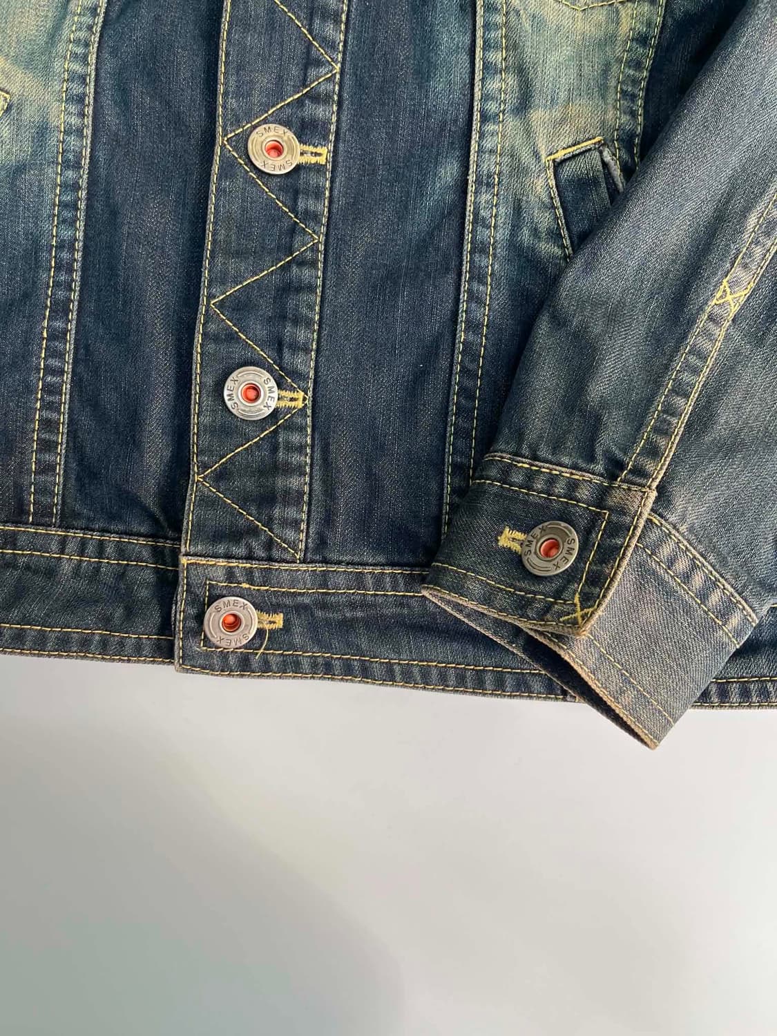 [L] SMEX JEANS Vintage Washing Denim Jac 상품이미지4
