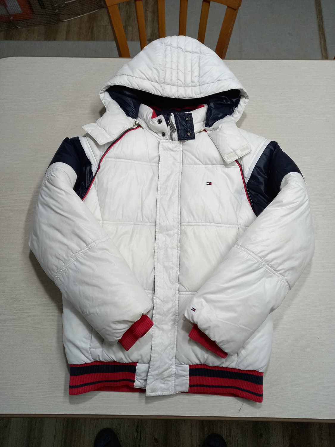 S80 Tommy&Hilfiger 숏패딩 화이트 S-203 상품이미지3