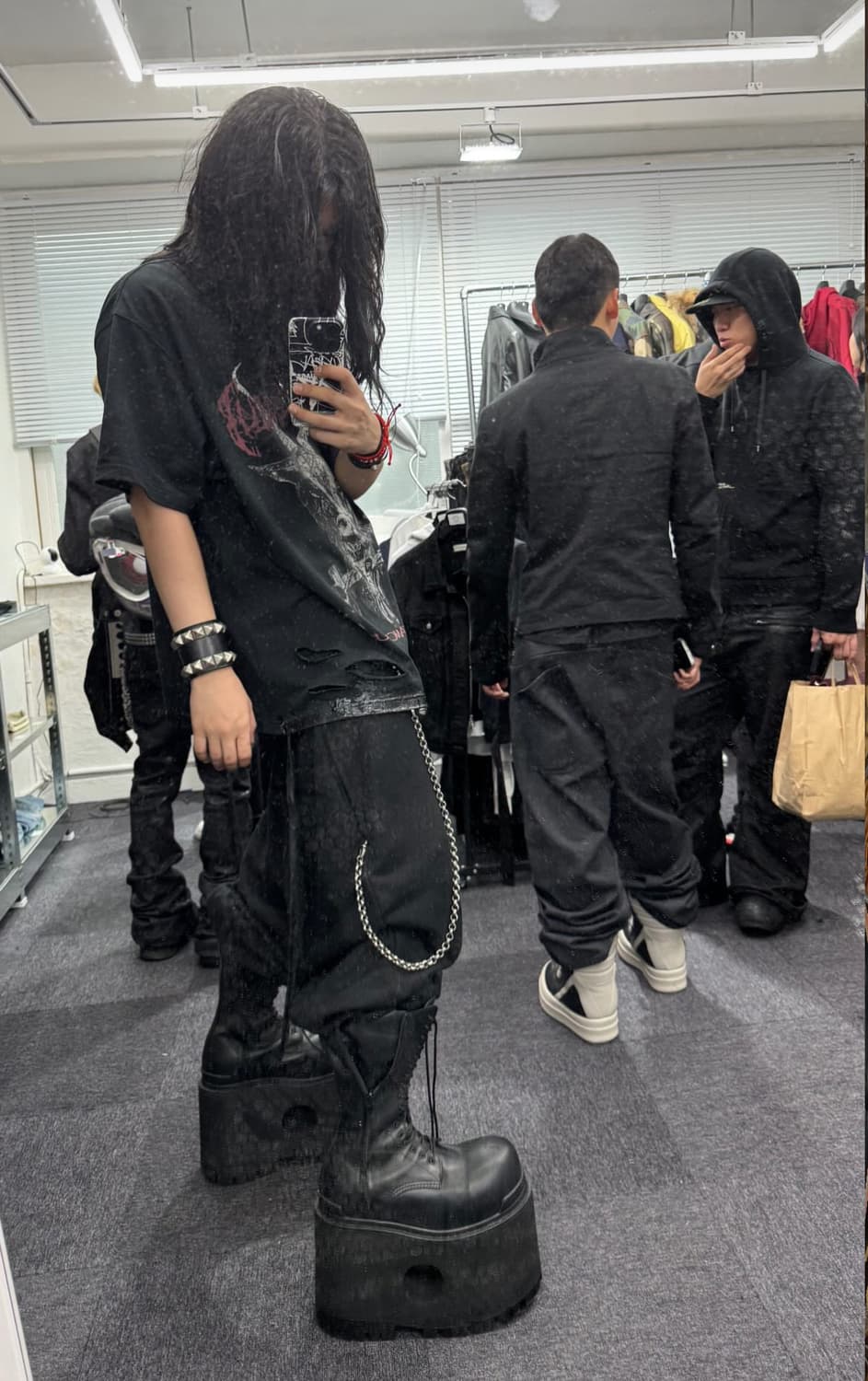 0030 사선 집업 자켓 3size 상품이미지4