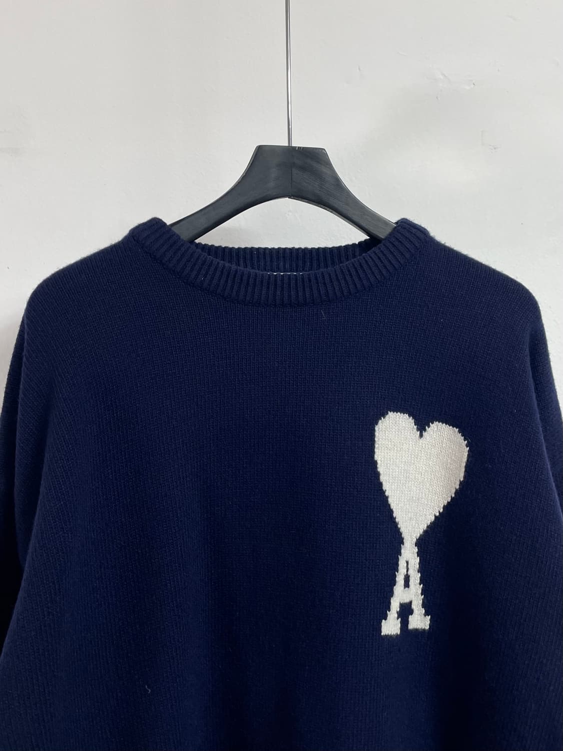 아미 인타르시아 빅하트 로고 헤비 니트 (on.357) 상품이미지2