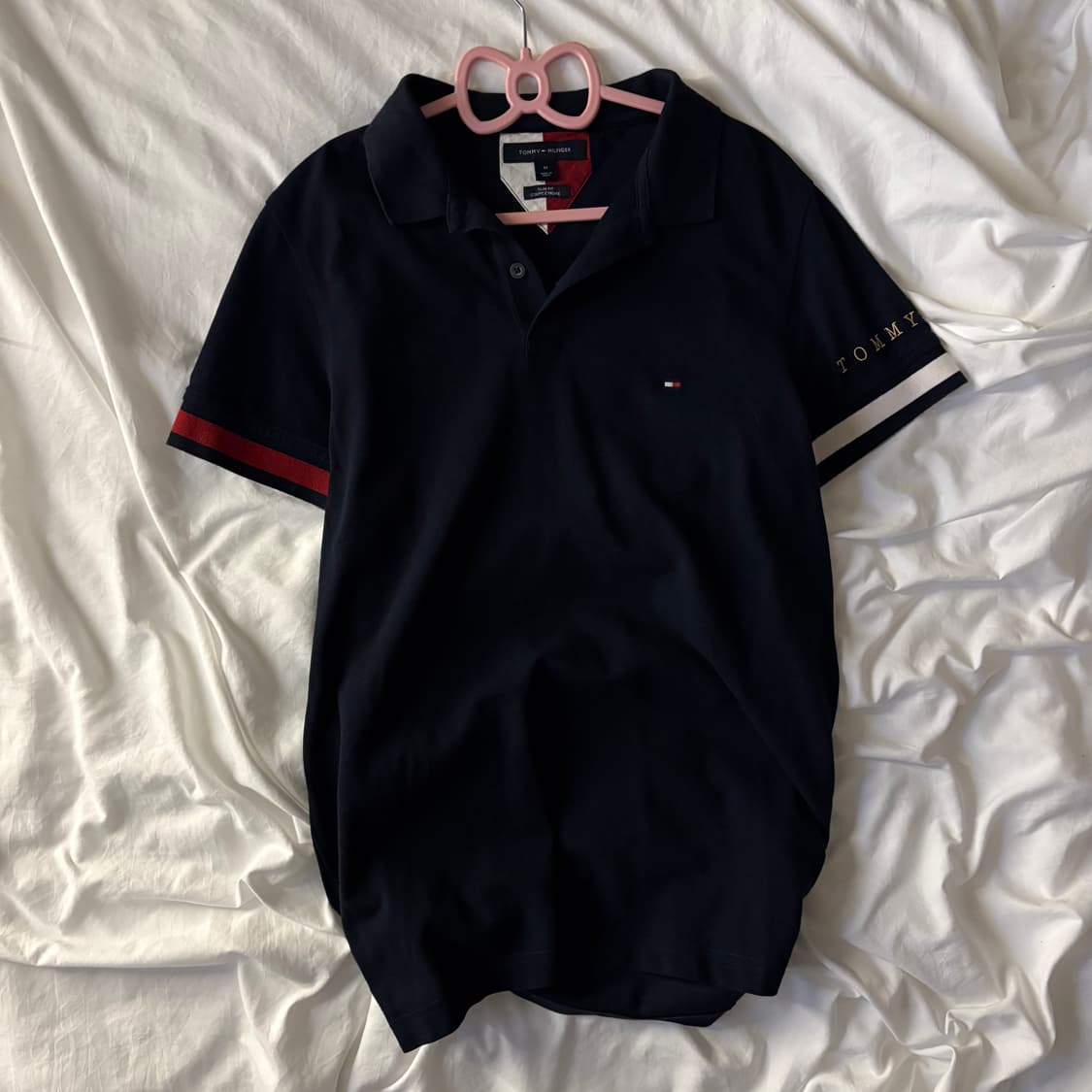 타미 네이비 카라 반팔 상품이미지2