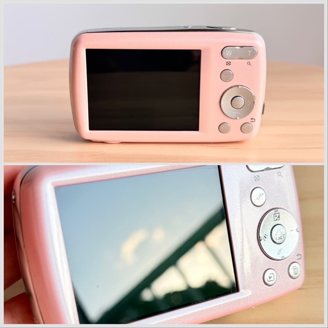 🎀미품! 츄 디카🎀 파나소닉 루믹스 DMC-S1 딸기우유빛 상품이미지7