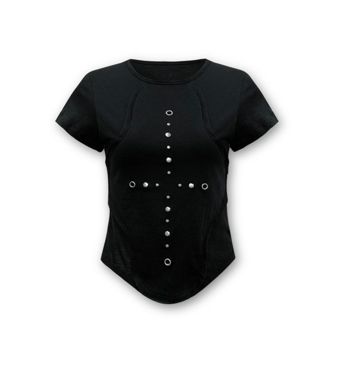 S/NO.27 PATCH RIVET T-SHIRT 상품이미지1