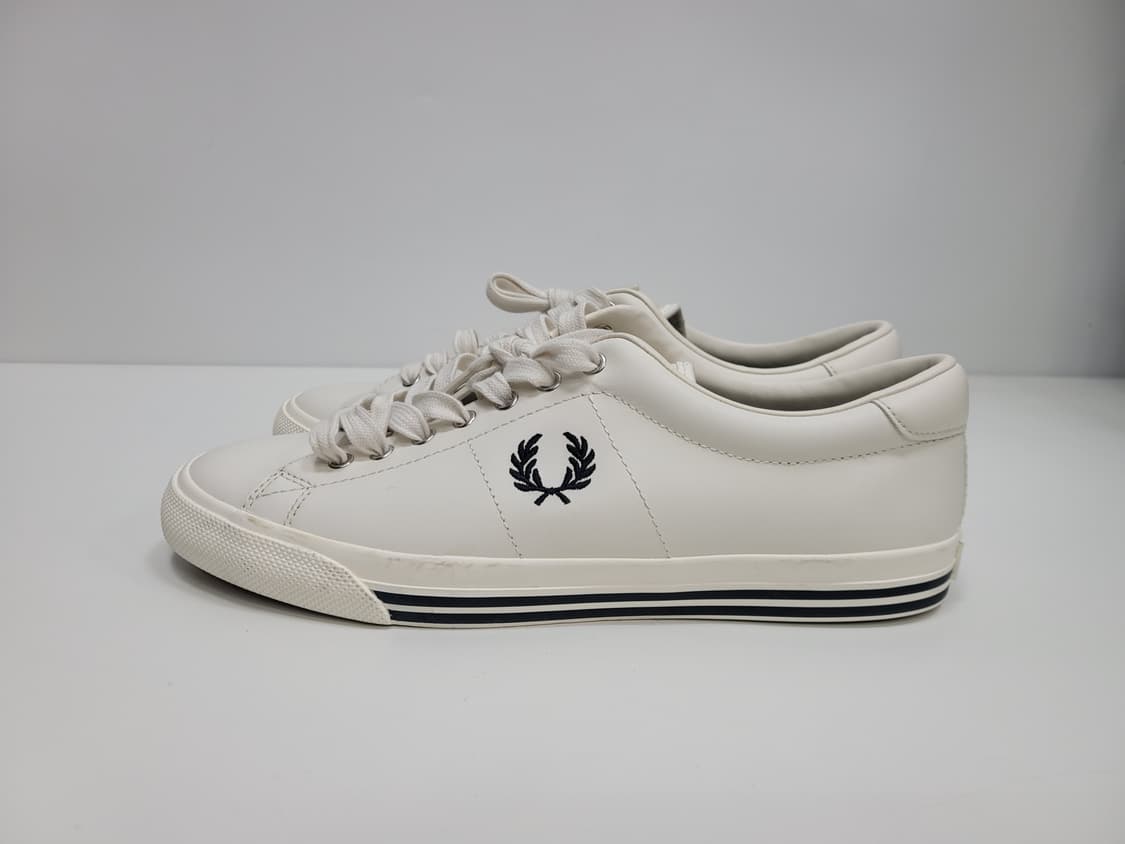 (새상품)FRED PERRY 프레드페리 언더스핀 레더 스니커즈 / UK8 상품이미지3