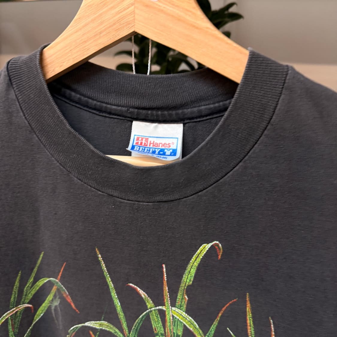 90S 미국빈티지 페이딩 개구리 티셔츠 싱글스티치 S 상품이미지4