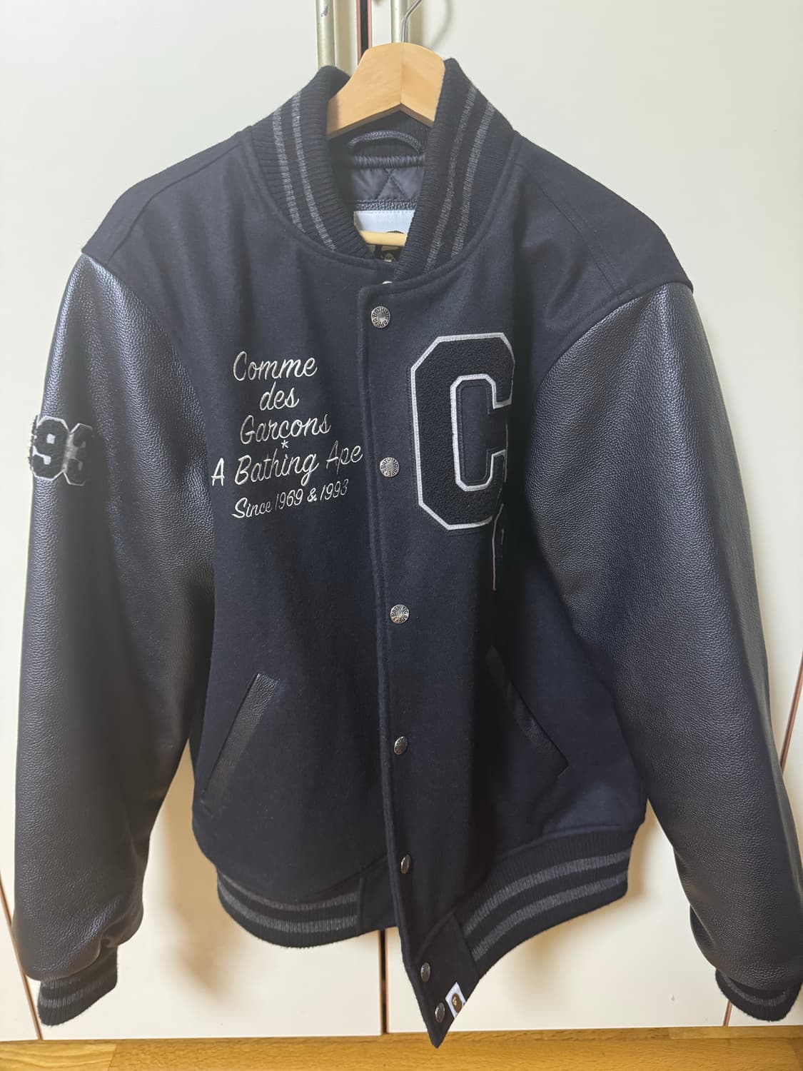 꼼데 *베이프 바시티 자켓 상품이미지3