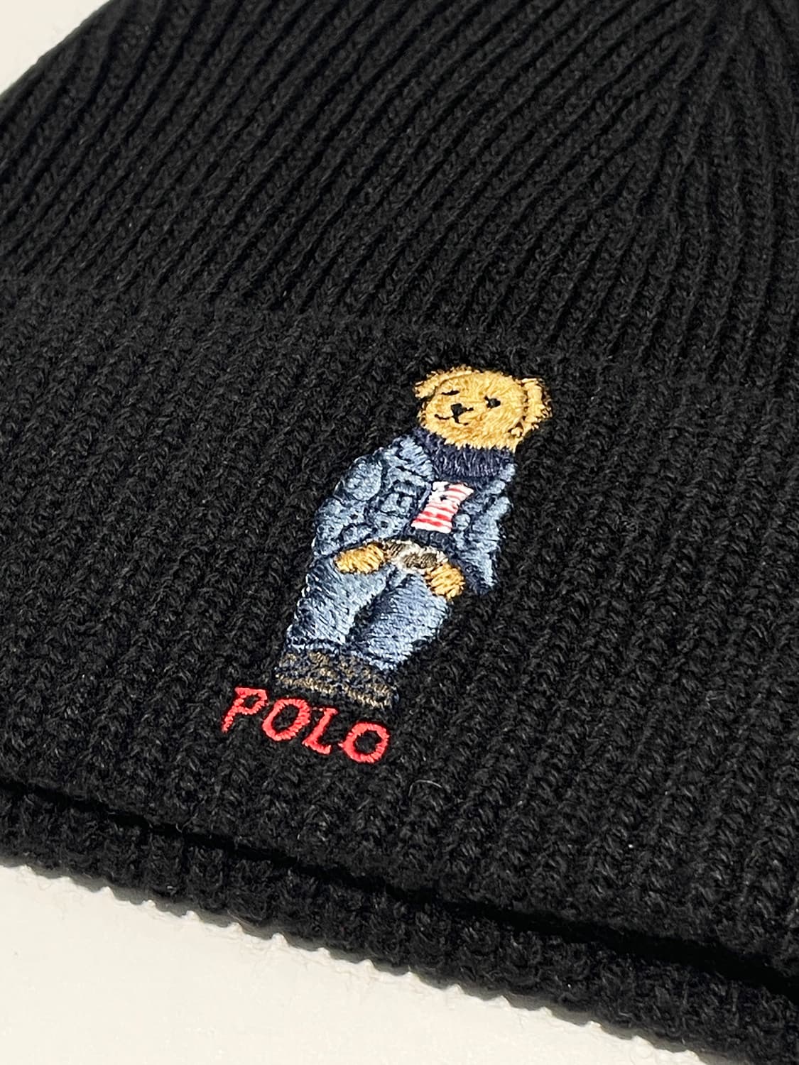 폴로 랄프로렌 베어 블랙 비니 미사용 새 상품 A1544 상품이미지2