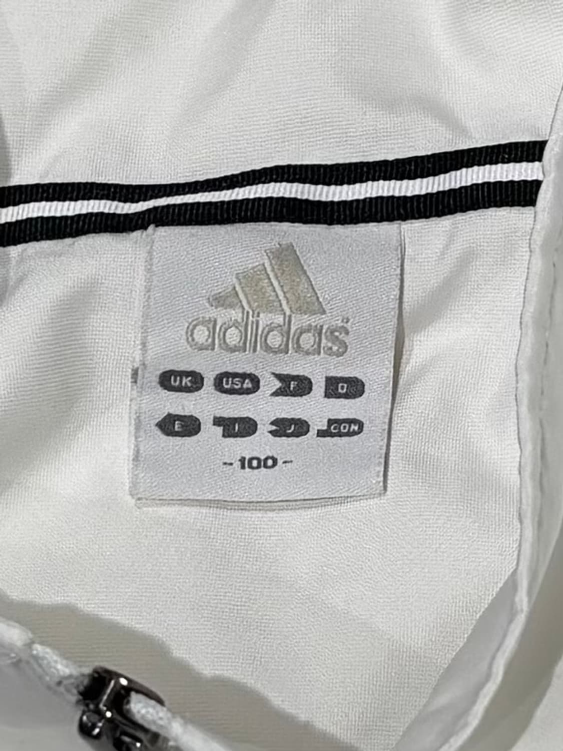 아디다스 00‘s 화이트 스몰로고 삼선 바람막이 상품이미지6