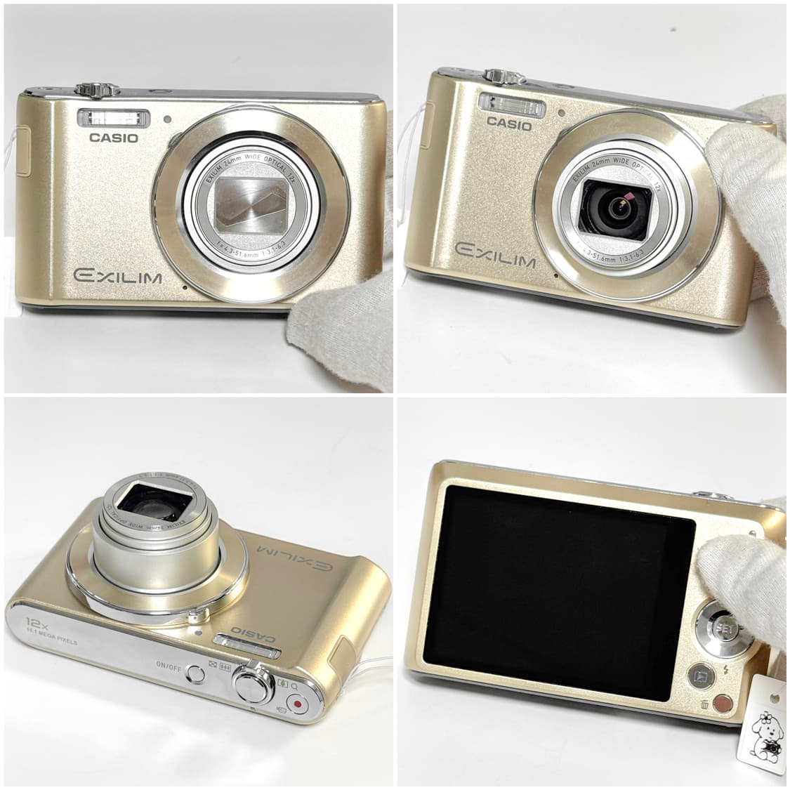 카시오 엑슬림 ZS190 샴페인골드 빈티지디카 상품이미지2