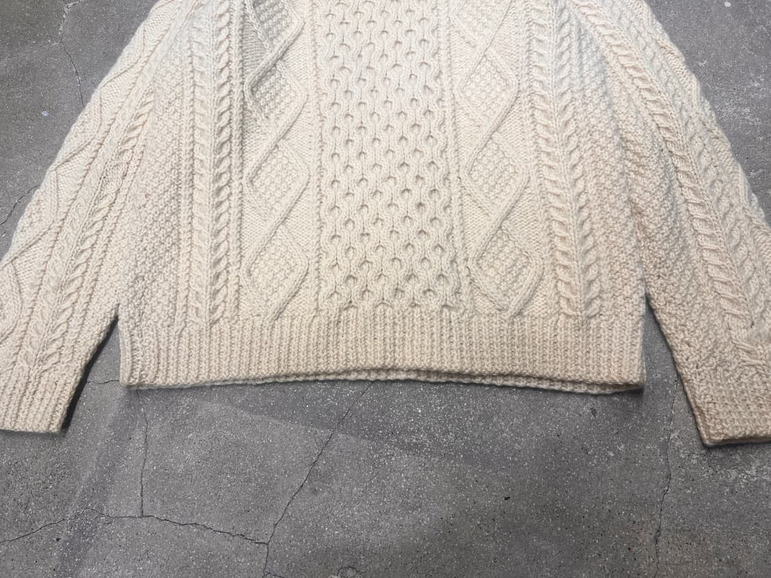 피셔맨 헤비 울 니트  상품이미지6