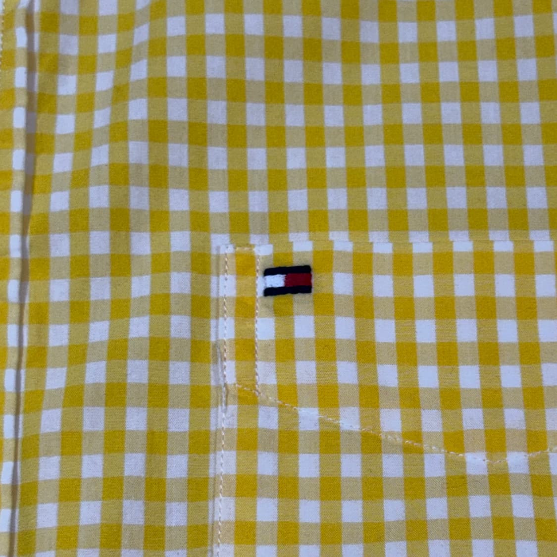 M) 타미힐피거 클래식핏 옐로우 깅엄 체크 셔츠 상품이미지4