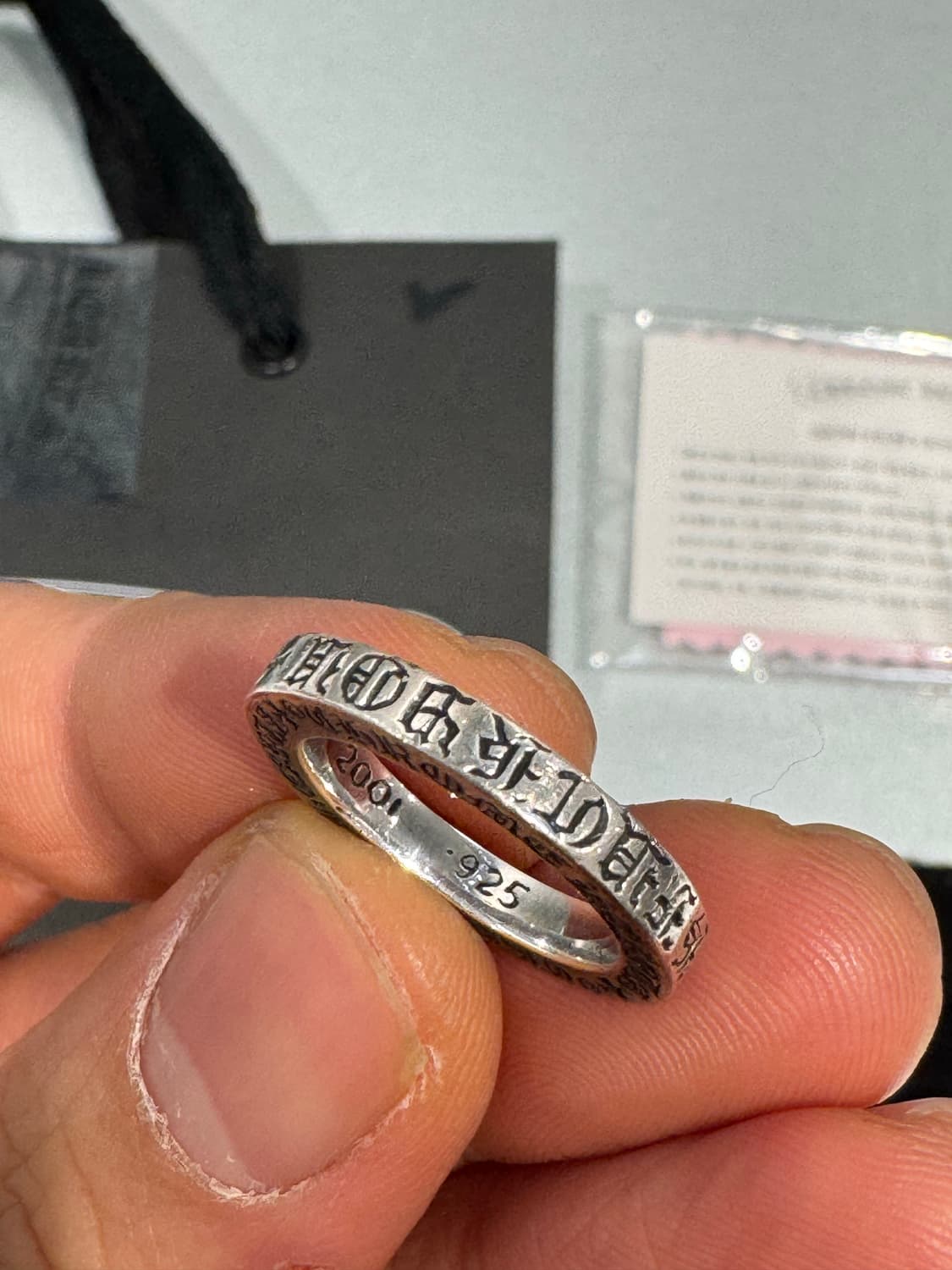 크롬하츠 퍽유링 us사이즈5.5호 상품이미지6