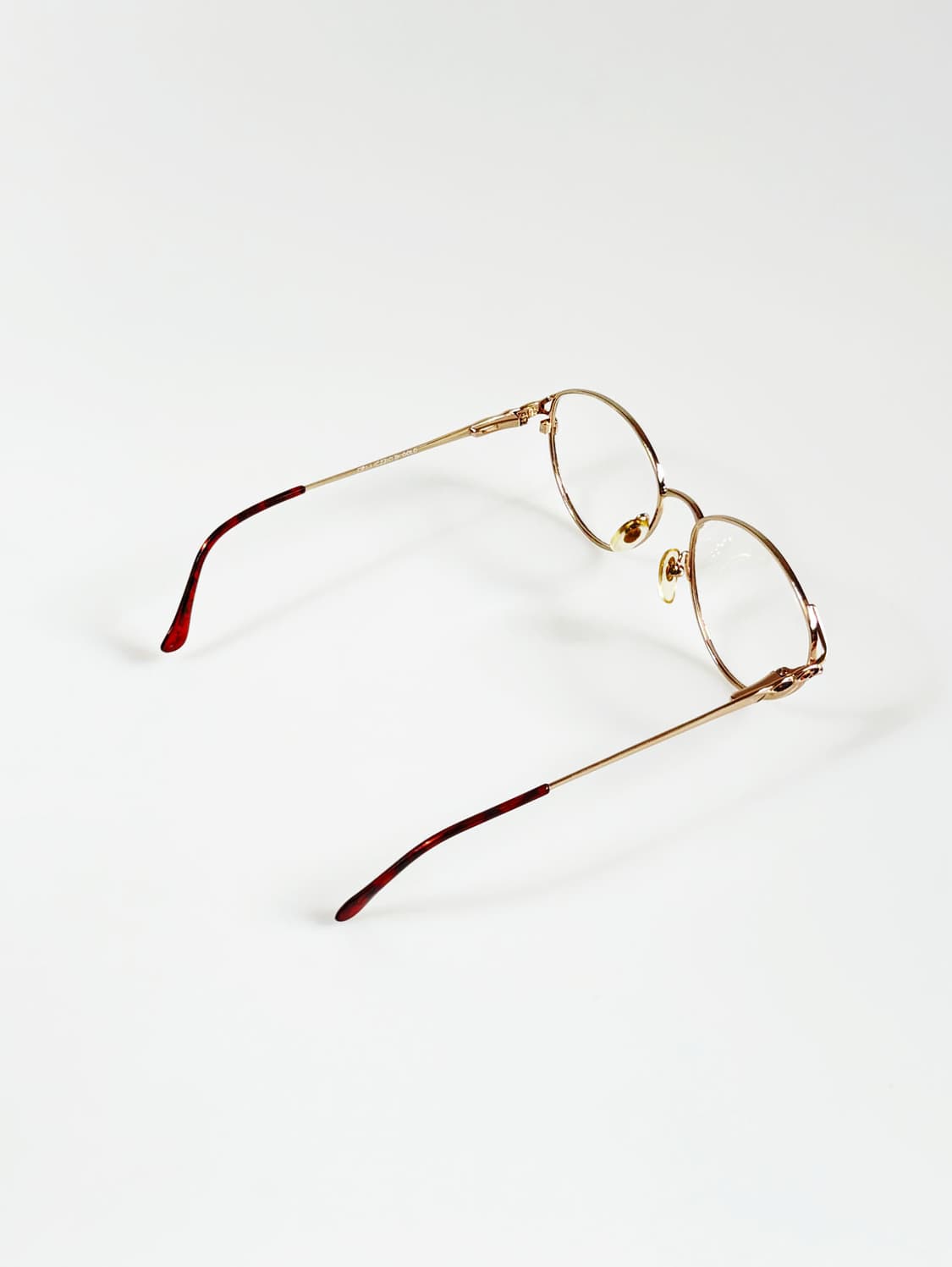 90s 유로피안 토터스 골드 오벌 메탈 프레임 빈티지 안경 상품이미지5