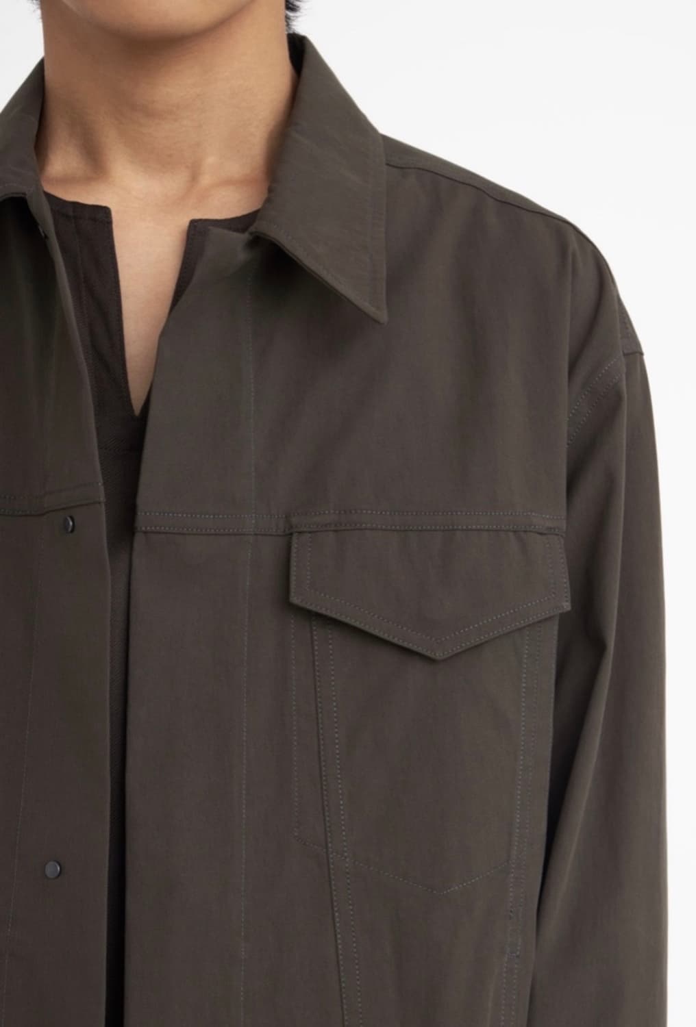 유스(Youth.) 트러커 셋업 브라운 L, S 상품이미지8