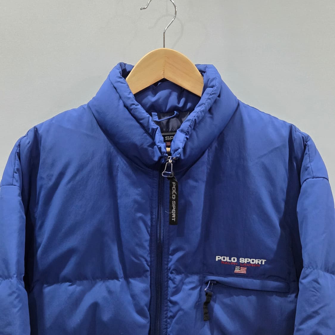 폴로랄프로렌 스포츠 다운 패딩 블루 100 상품이미지2