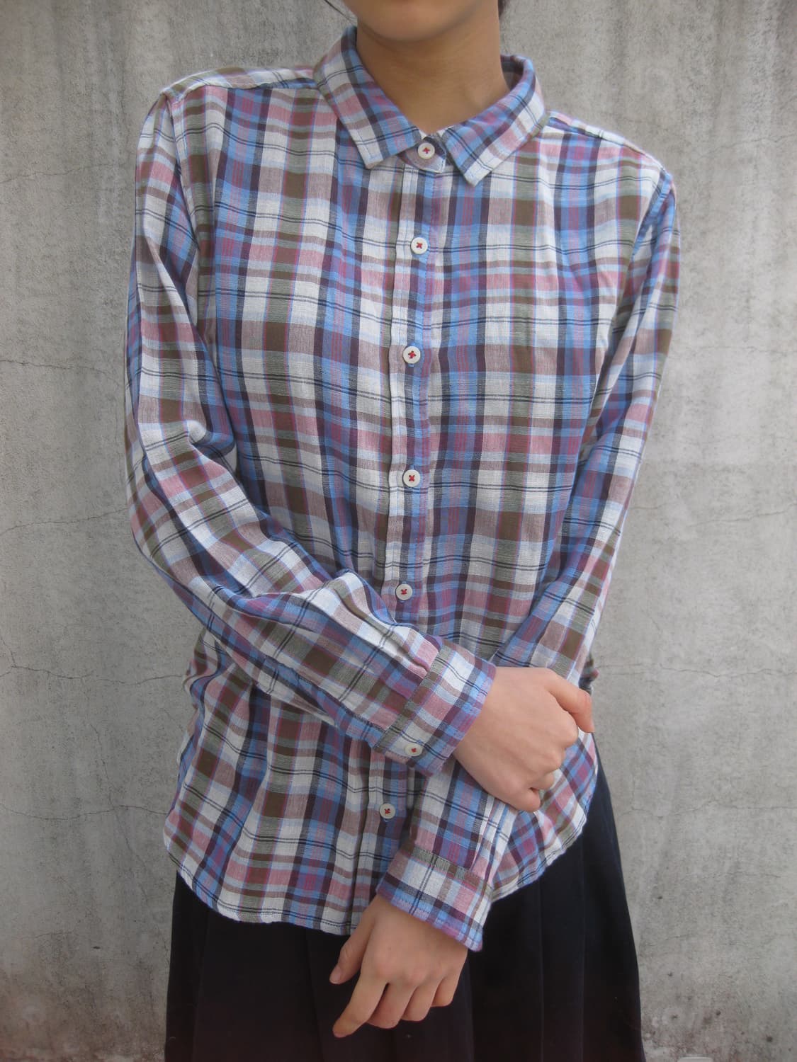 Golden Bear 체크 셔츠  상품이미지3