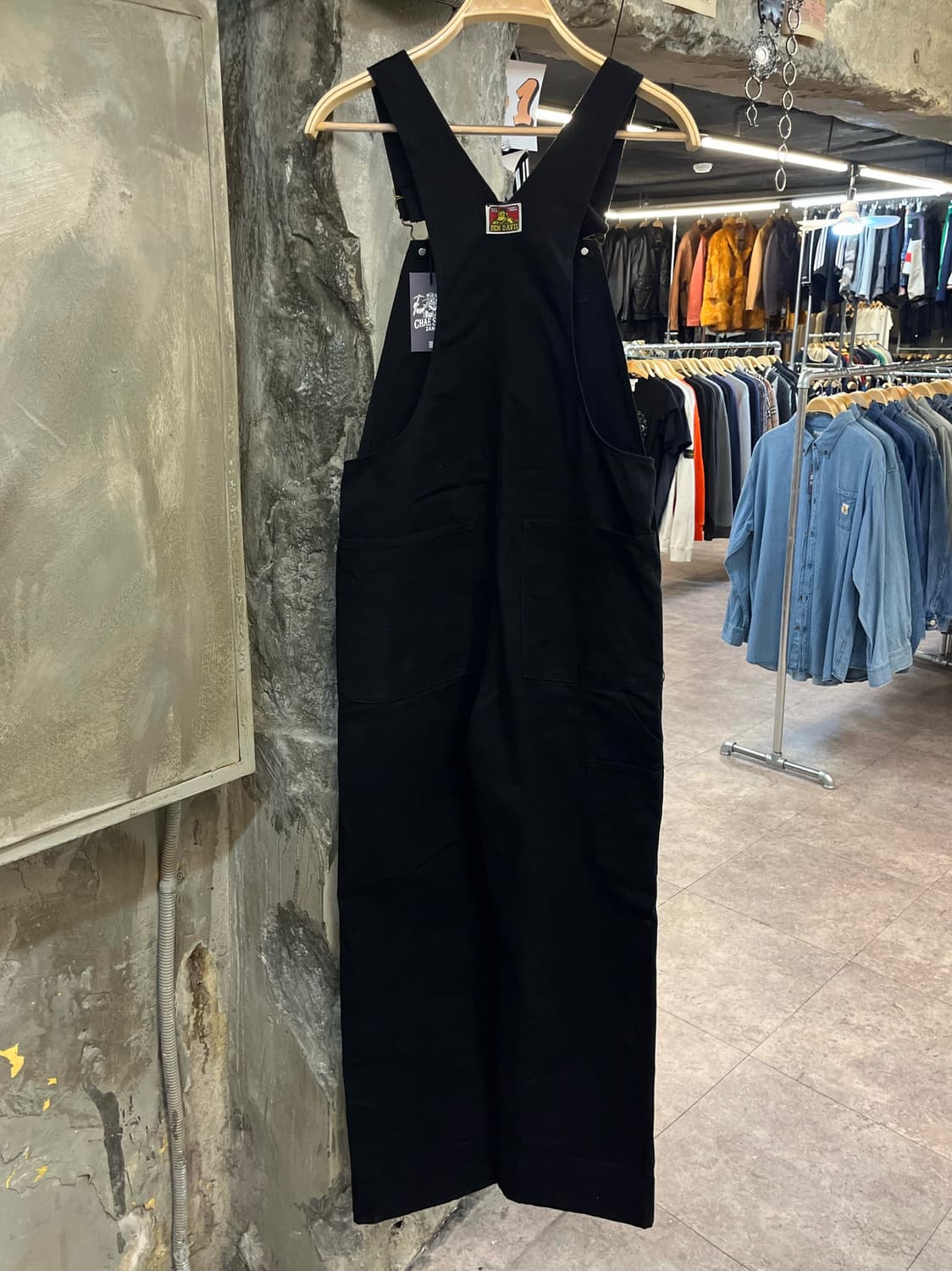 벤데이비스 오버롤 팬츠 블랙 #csz3666 상품이미지2