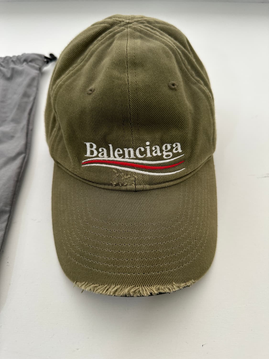 발렌시아가 폴리티컬 캠페인 디스트로이드 캡 상품이미지2