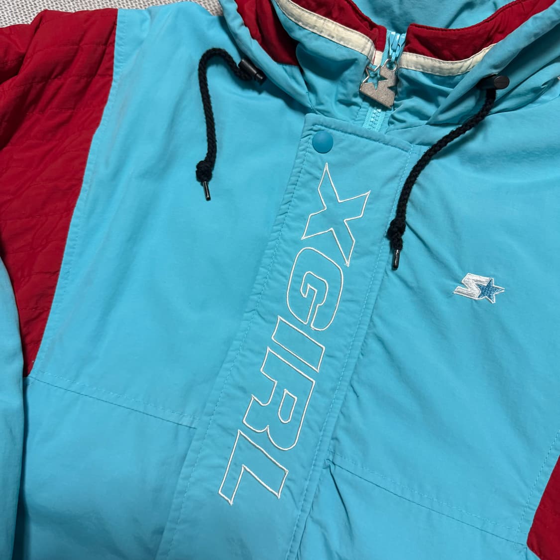 스타터 x X-GIRL 후드 패딩자켓 상품이미지3