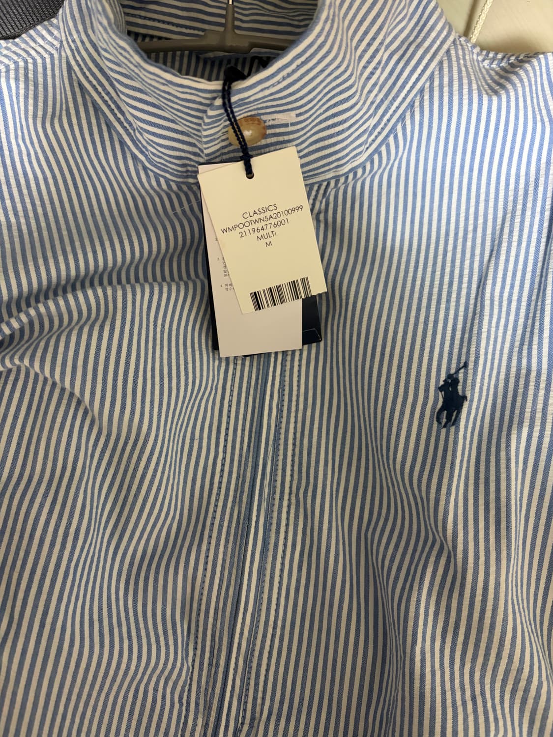 폴로 랄프로렌 스트라이프 코튼 자켓 M 상품이미지2