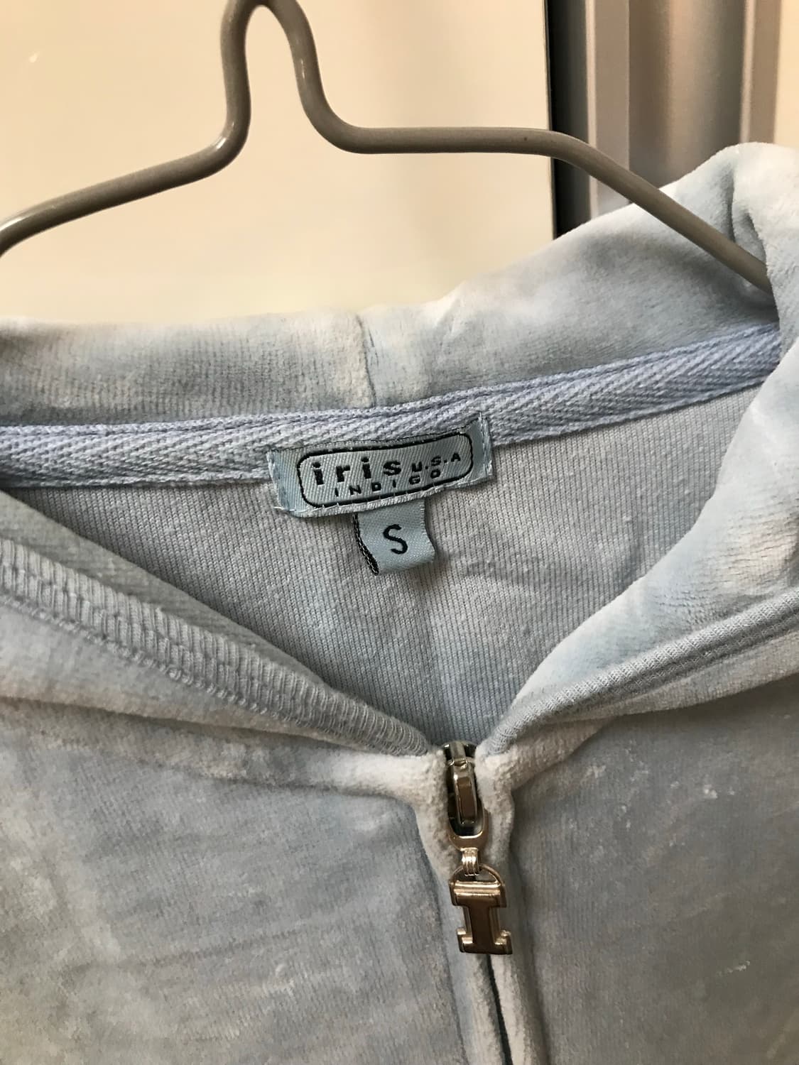 빈티지 벨벳 후드집업 상품이미지4