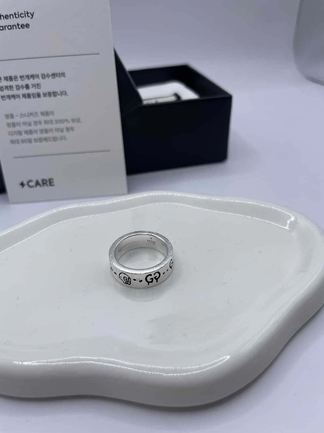 구찌 반지 10호 고스트링 6mm 상품이미지3
