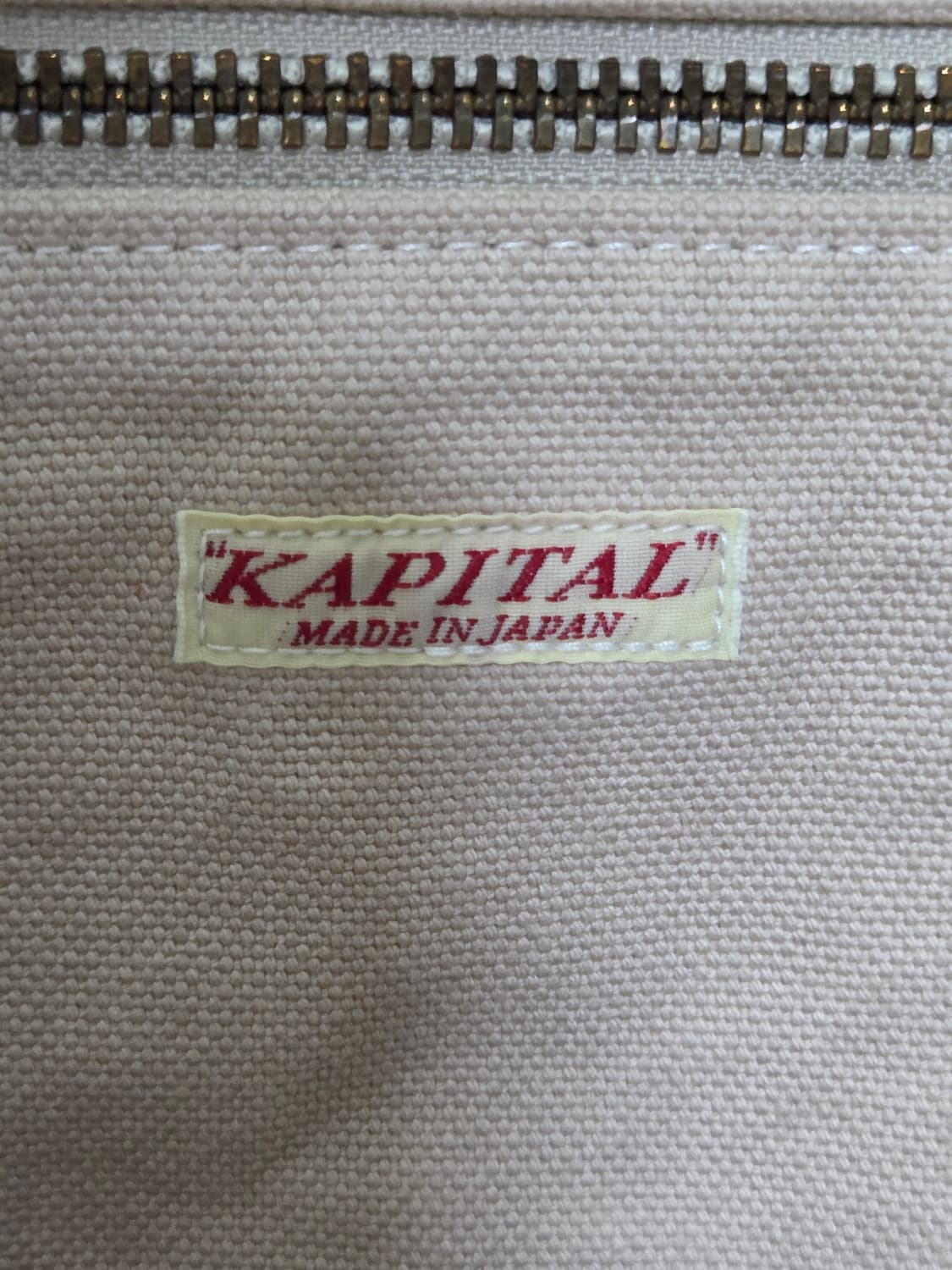 캐피탈 No.6 캔버스 스너프킨 백 키나리 상품이미지8