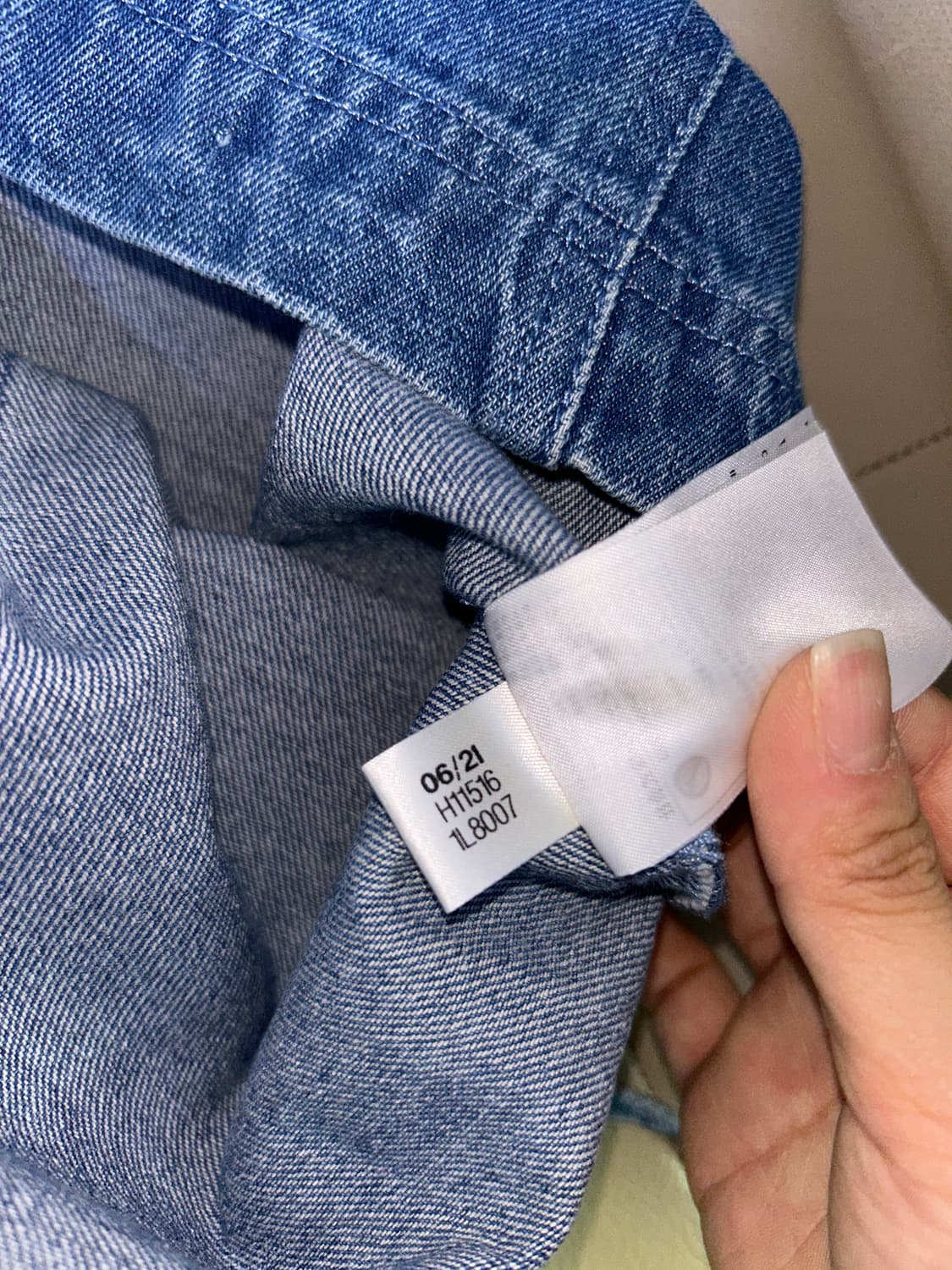 아디다스 데님 끈 원피스  상품이미지5