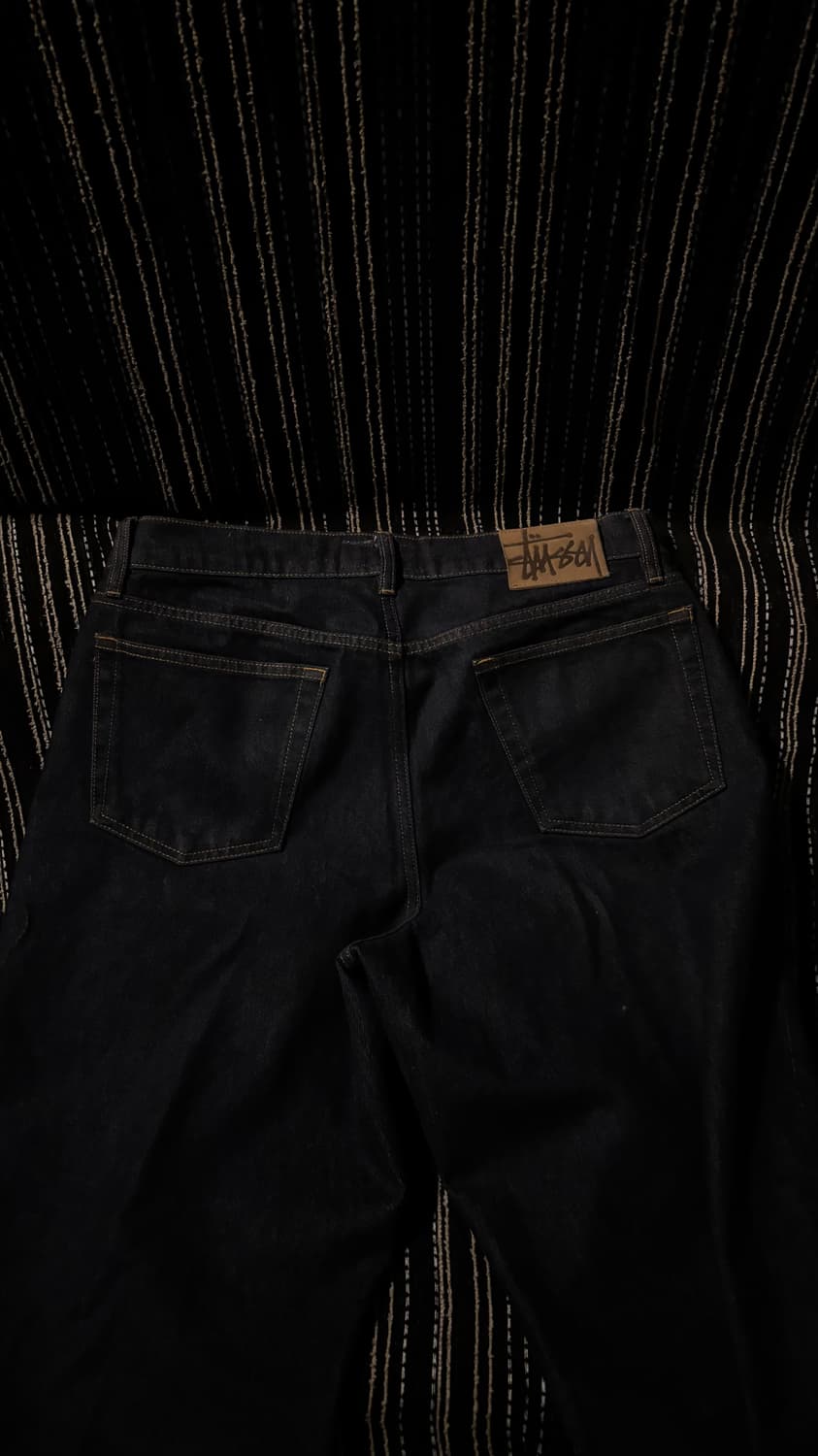 스투시 데님 빅 올 진 린스드 인디고 상품이미지3