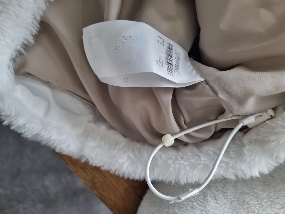 내셔널지오그래픽 뽀글이 후리스 S 화이트 상품이미지6