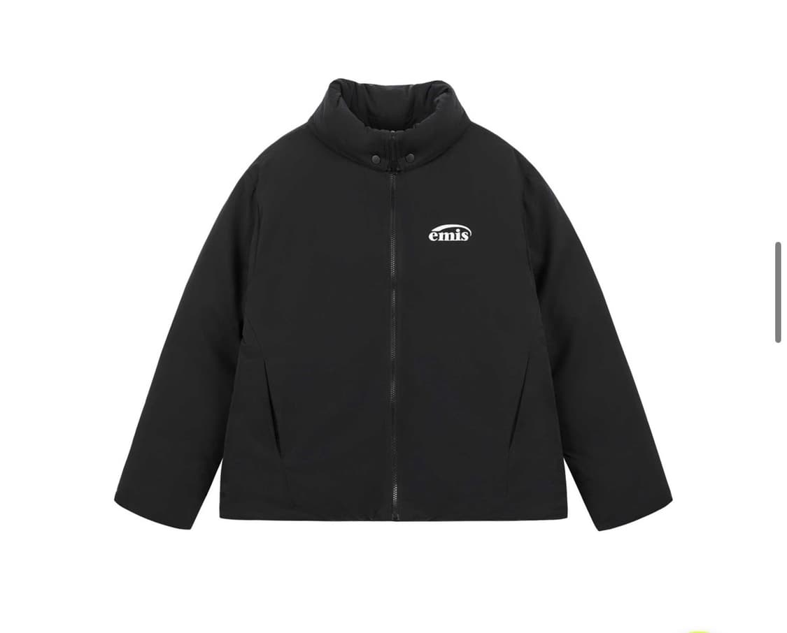 emis 이미스 패딩 점퍼 블랙 s 상품이미지1