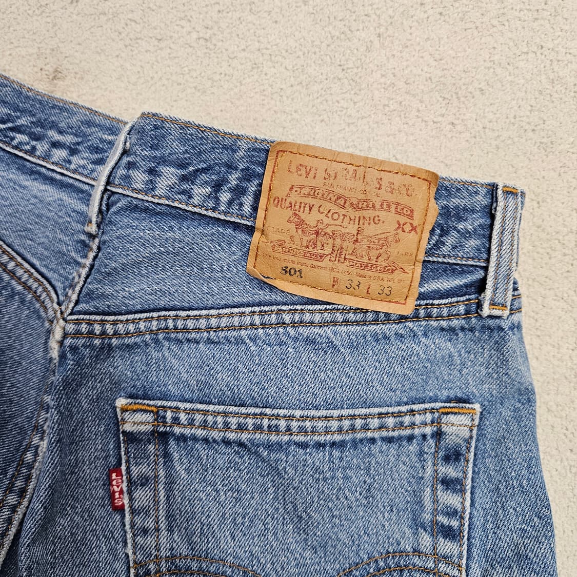 90s 리바이스 501 데님 33 33 made in usa 상품이미지7